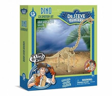 Набор для проведения раскопок – Брахиозавр – серия Dr.Steve Hunters 